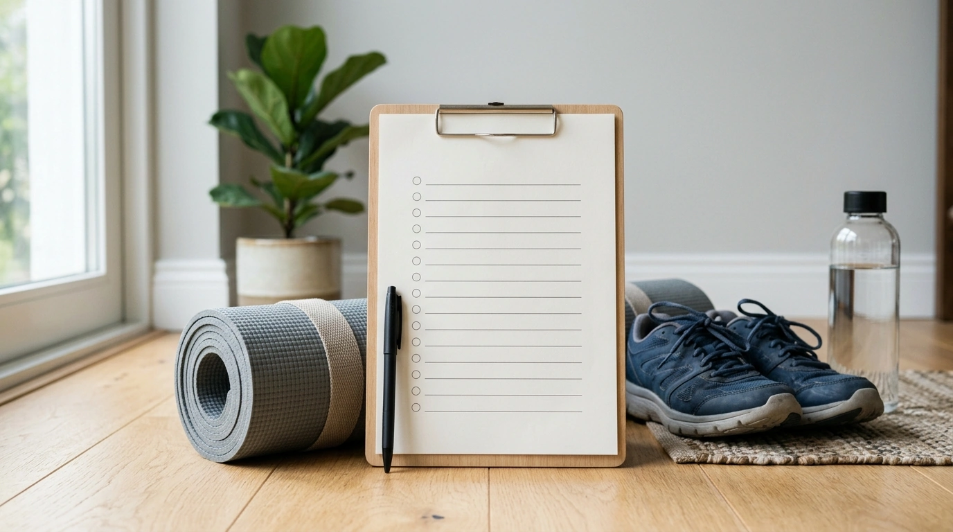 Get Up & Glow: Printable Workout Checklist + Quotes