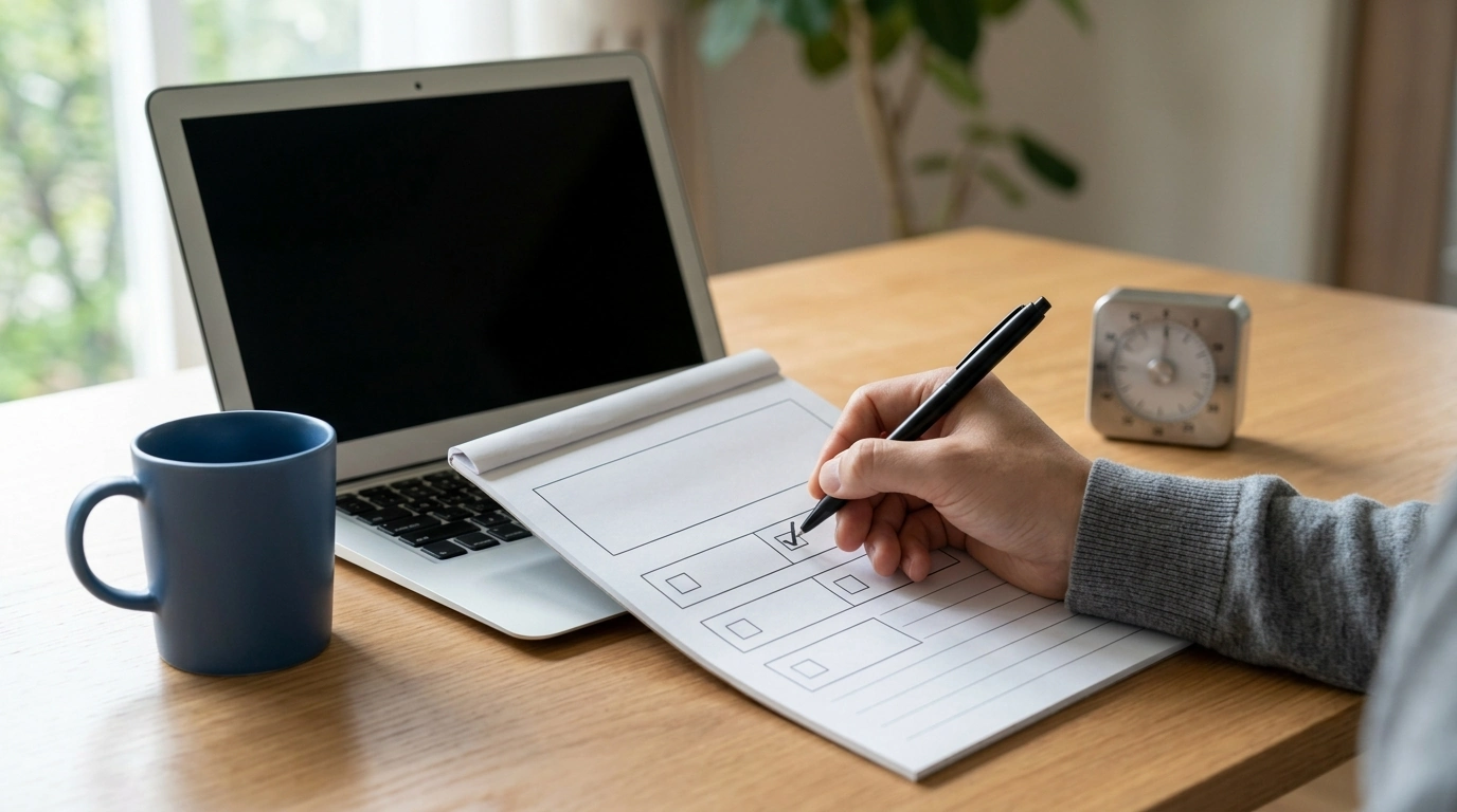 Power-Up Your Day Checklist: 5-Minute Daily Focus